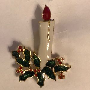 Candle Brooch